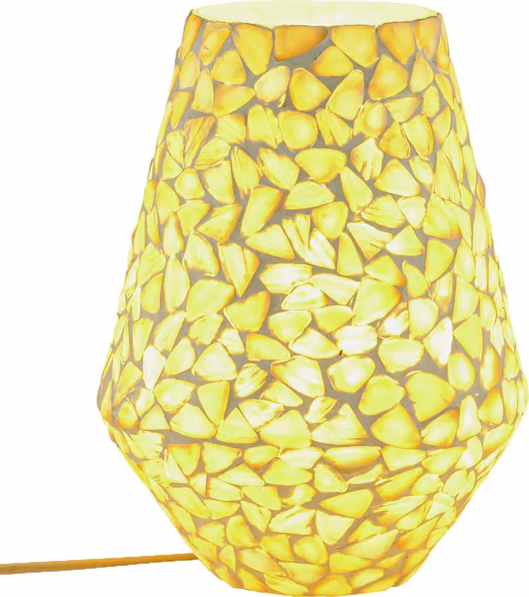 Boho Deco Lampada da comodino Tavolo da notte Mosaico di vetro Illuminazione Lampade