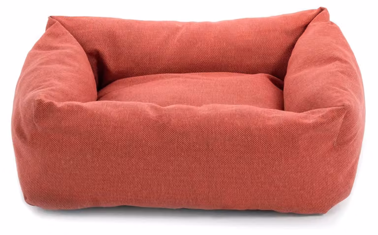 Record - Cuscino per cani e gatti, modello Mono, in cotone, colore: rosso, dimensioni: 45 x 30 x 14 cm