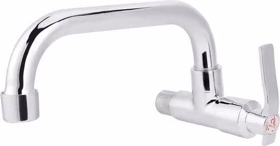 Rubinetto per lavabo a parete Dreher, 25 cm, acciaio inossidabile