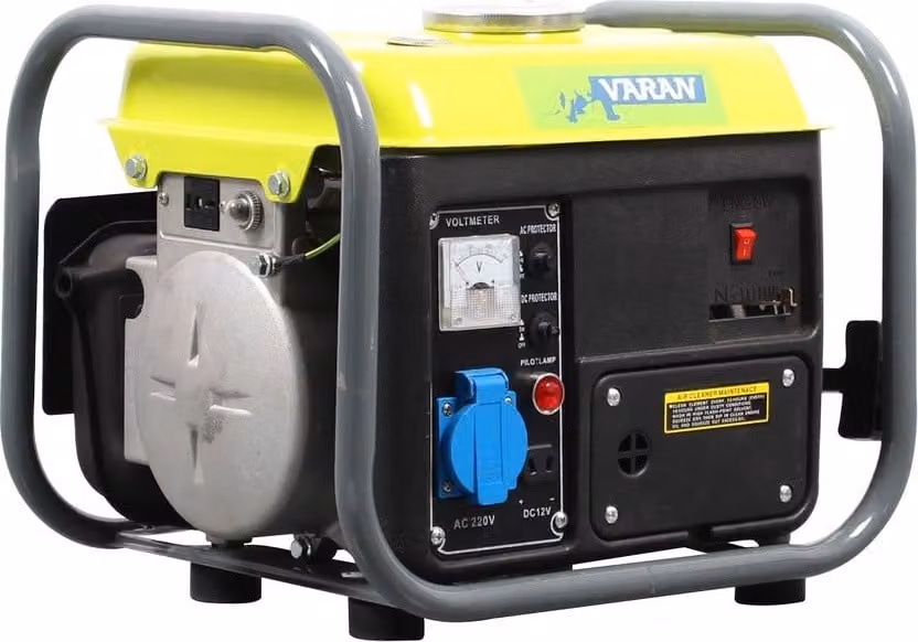 Varan Motors - 92508-2 Generatore portatile a benzina 750W, 1 x 230V, 1 x 12V
