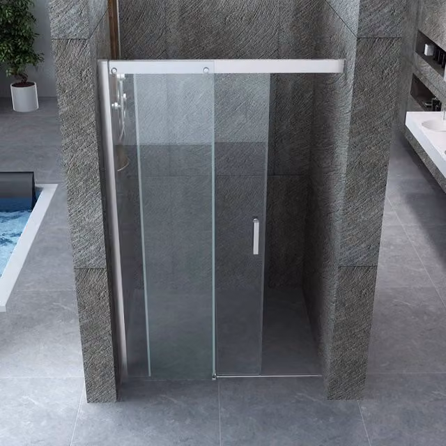 Porta doccia scorrevole soft close cristallo 8mm Trasparente Venezia 110 cm