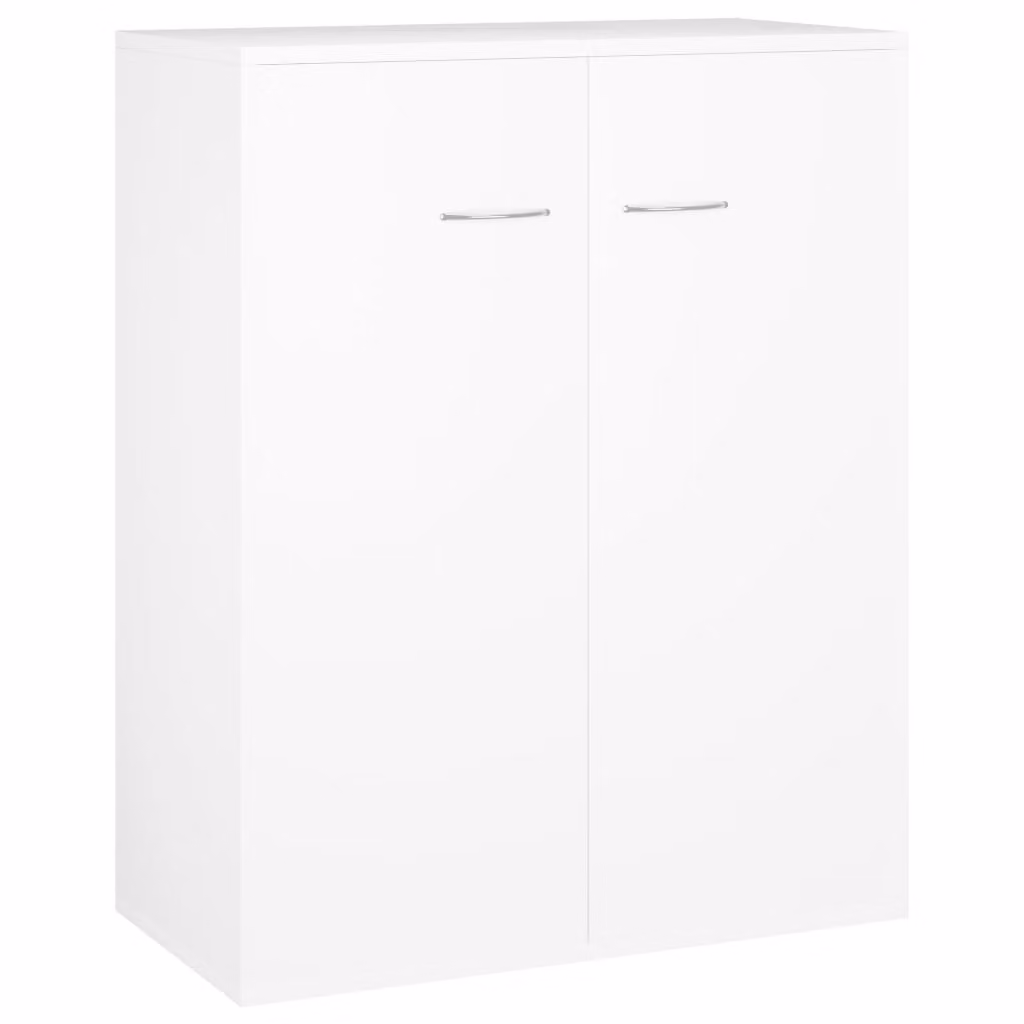 Credenza Bianca 60x30x75 cm in Legno Multistrato