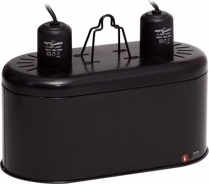 Repti-Zoo Lampada a doppia lampada 2 x 150W Repti-Zoo