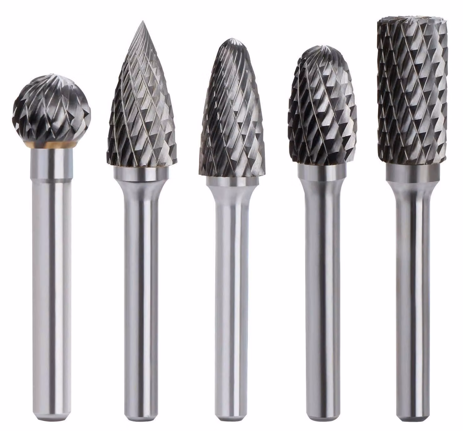 Set di frese a disco, 5 pezzi, 10 mm, in metallo duro, con gambo da 6 mm