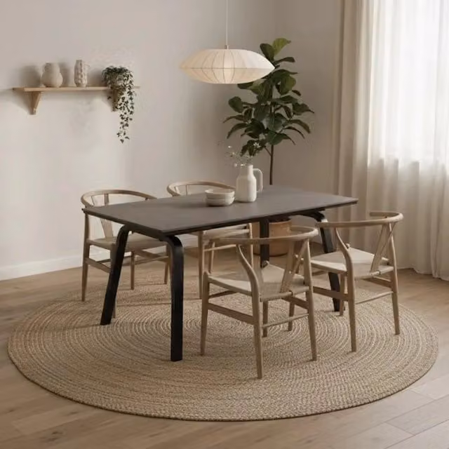 Tavolo da pranzo allungabile Cosmo Duzzle in ceramica effetto marmo grigio antracite L: 140-200 cm, P: 80 cm, H: 76 cm