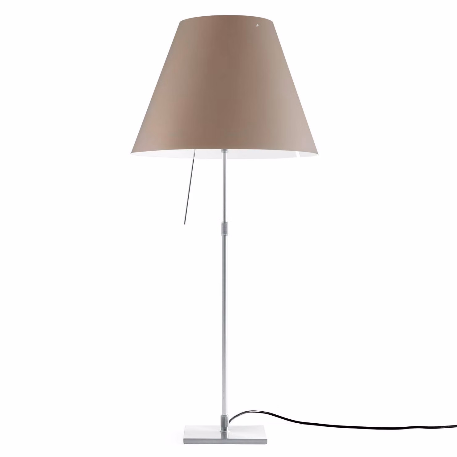Luceplan Lampada da tavolo Costanza, Marrone / Ruggine, Soggiorno / Sala da pranzo, Alluminio, Design, Lampada da tavolo