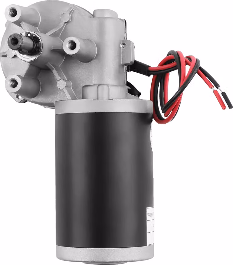 motore a vite senza fine reversibile da 24 V, coppia elevata 30 Nm, potenza nominale 45 W, funzionamento silenzioso