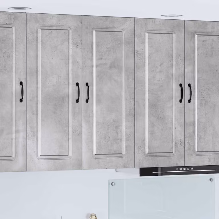 vidaXL Pannello per lavastoviglie Kalmar Grigio, L: 80 cm, P: 31 cm, H: 100 cm