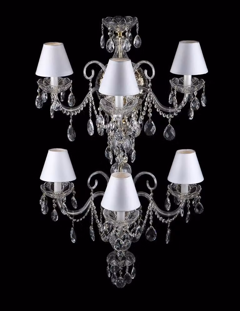 Tischleuchte Antik Stil Kronleuchte Tisch Lampe Kristall Lampen Leuchten Leuchte