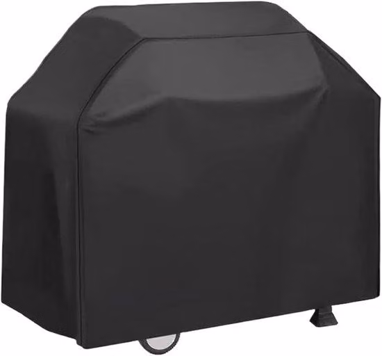 Copertura protettiva per barbecue 170 x 61 x 117 cm - impermeabile, con protezione UV e resistente al vento, adatta per barbecue a gas, griglie e uso esterno - colore nero