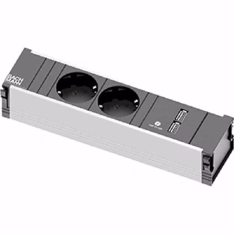 BACHMANN CONI 2x Schutzkontakt 1x Caricatore USB