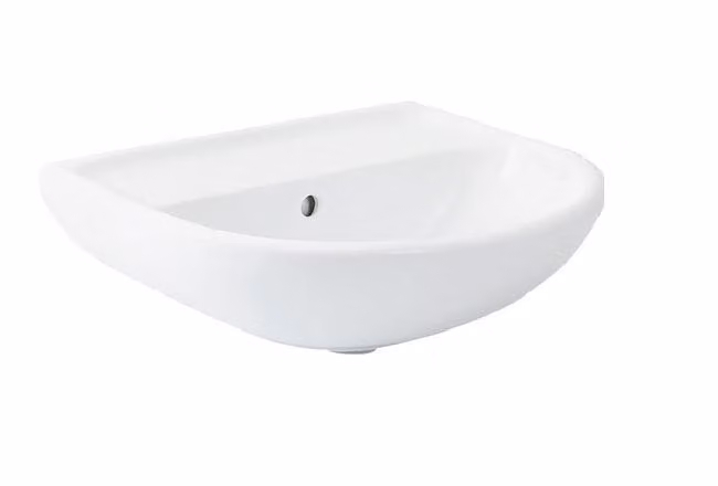 Lavabo classico Jika LYRA in ceramica sanitaria bianca 65 x 52 x 19,5 cm H8143840001091