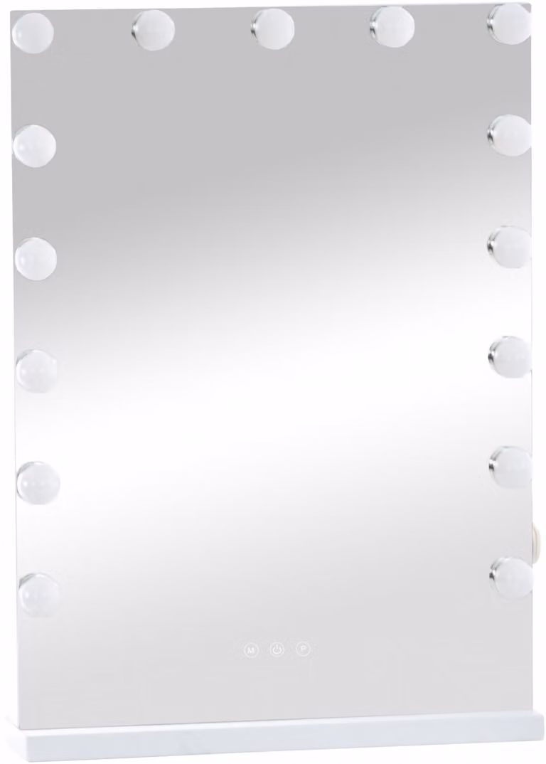 Specchio per il trucco Murrieta - Bianco