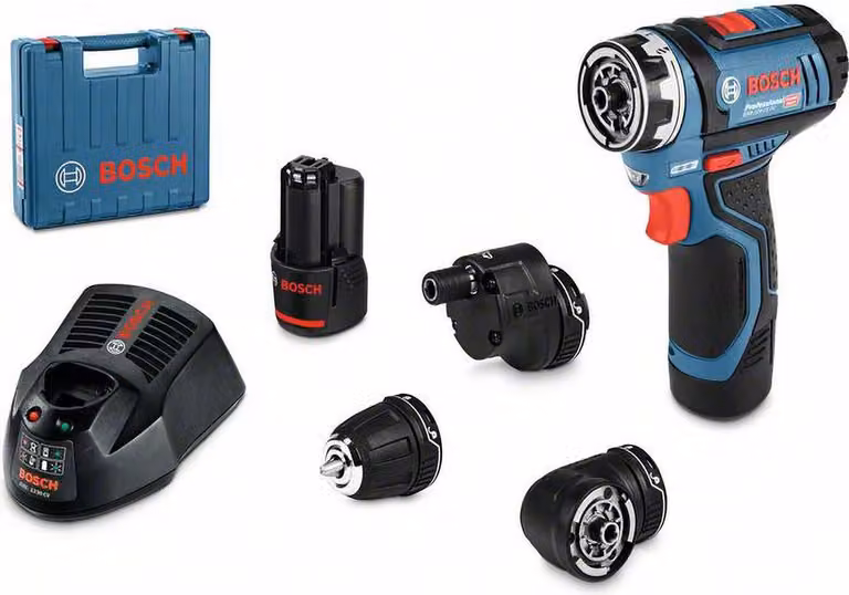 Bosch Professional GSR 12V-15 FC drill-driver + 2 x 2.0Ah batteries + GAL 1230 charger - 06019F6006