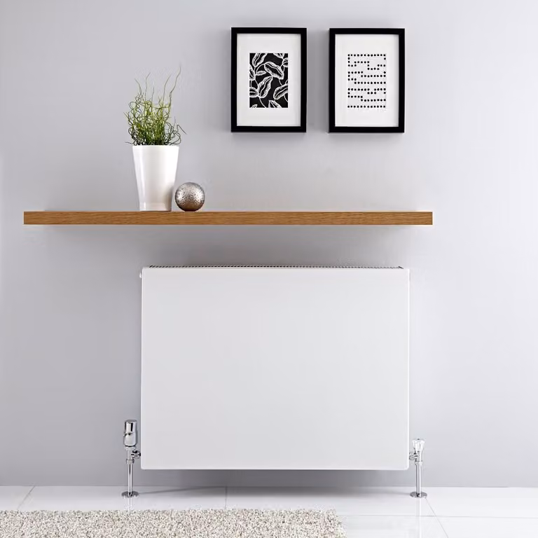 Radiatore Orizzontale Bianco a Piastra Radiante Type 22 - 1370W - 600 x 800mm - Merus