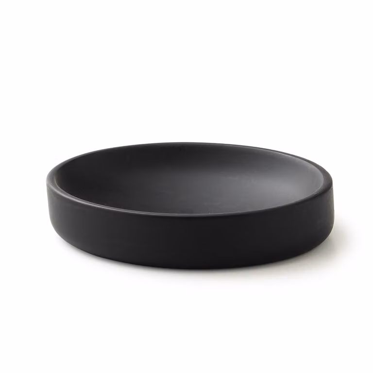 Portasapone d'appoggio in resina BR11 Gedy serie BRENDA Nero