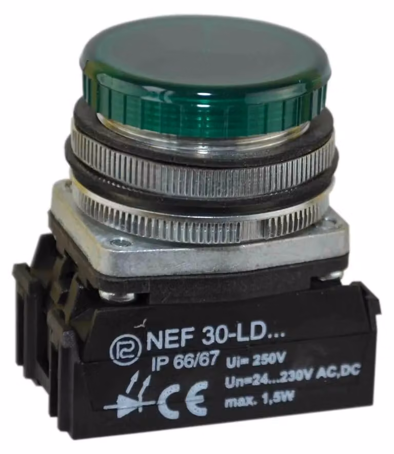 Lampada NEF30LD/24V-230V verde W0-LDU1-NEF30LD Z