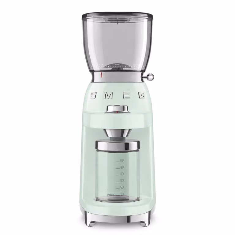 Smeg Macinacaffè 50's Style, verde pastello lucido - CGF01PGEU (FINE SERIE)