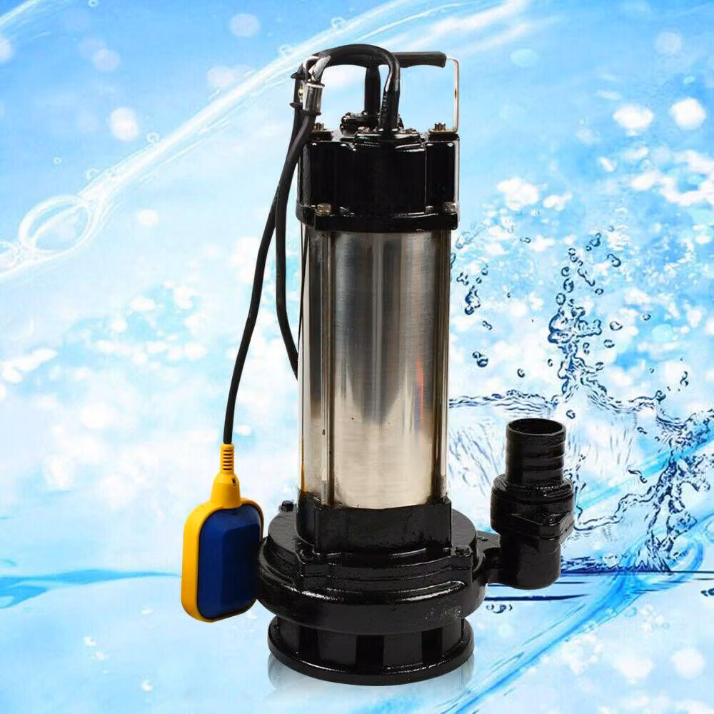 Pompa sommergibile per acque sporche, 1500 W - 36,5 m³/ora - Acciaio inossidabile - Scarico di acque reflue
