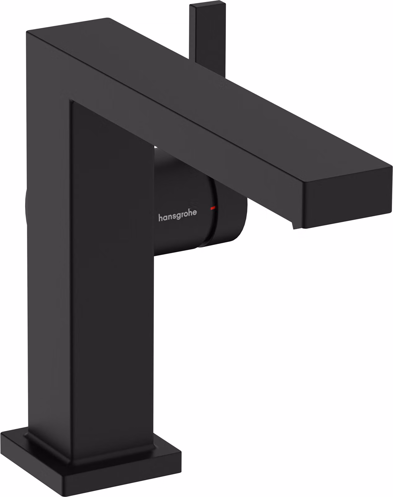 Mitigeur monocommande de lavabo hansgrohe Tecturis E Fine 110, portée 155 mm, garniture de vidage PUSH, CoolStart, 73024670, 73024670