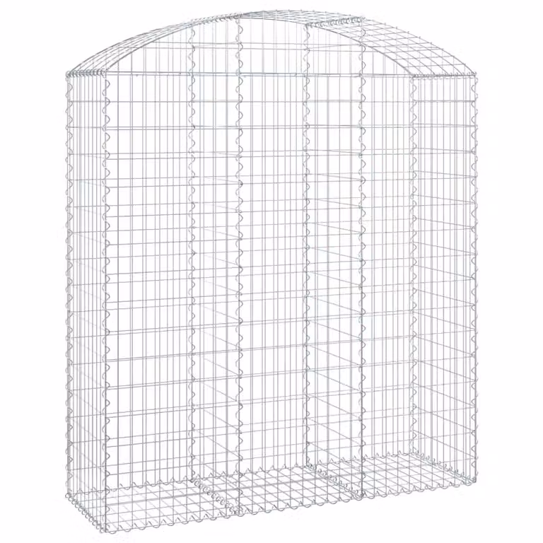 Cesto Gabbione ad Arco 150x50x160/180 cm in Ferro Zincato