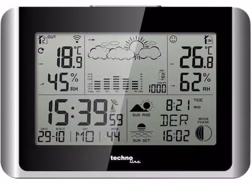 Technoline WS 6767 - stazione meteo wireless con fino a 3 trasmettitori da esterno