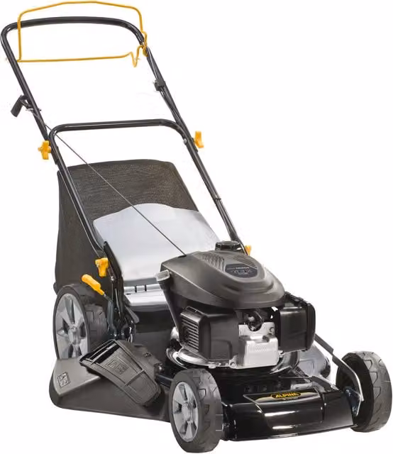 Tosaerba Al-Ko con motore a scoppio, kit mulching e sacco di raccolta, colore nero