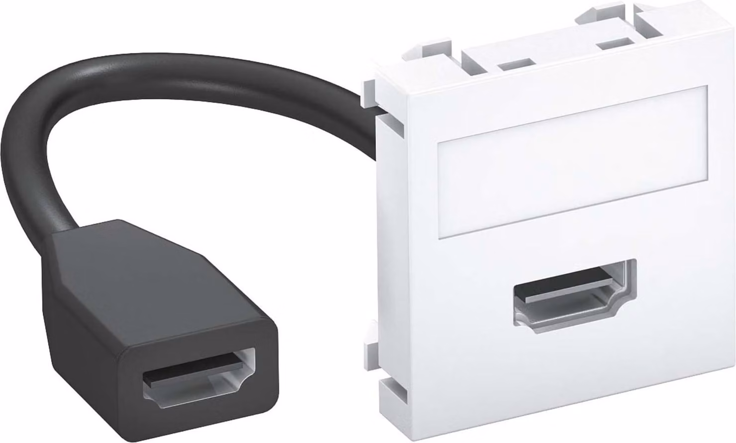OBO Supporto multimediale HDMI m MTG-HD F RW1 cavo, presa-presa 45x45mm rws 6104826