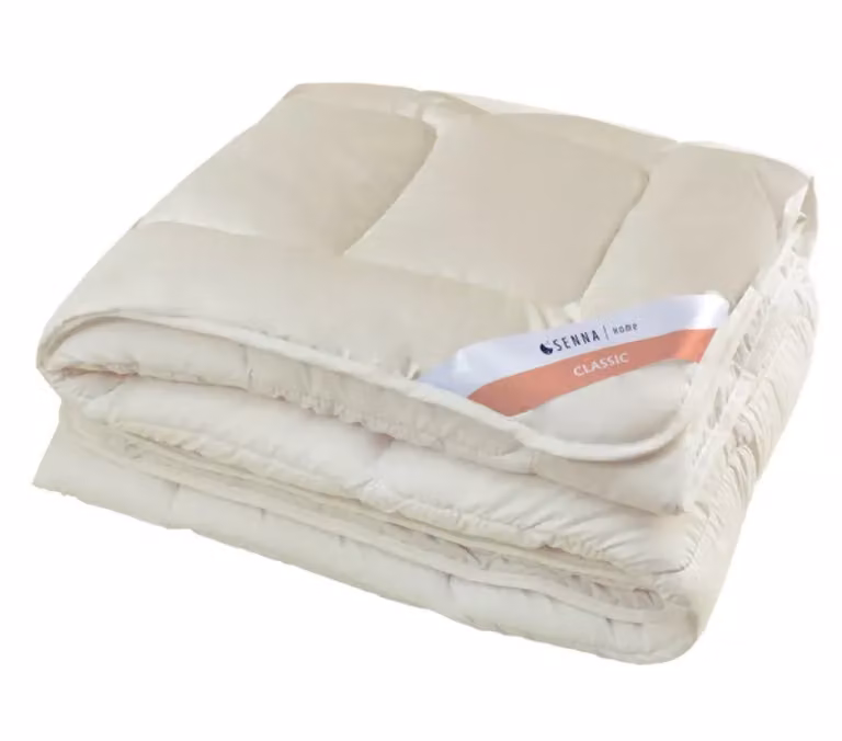 Piumino estivo 200x220 CLASSIC Senna Home, anallergico, leggero, traspirante, crema