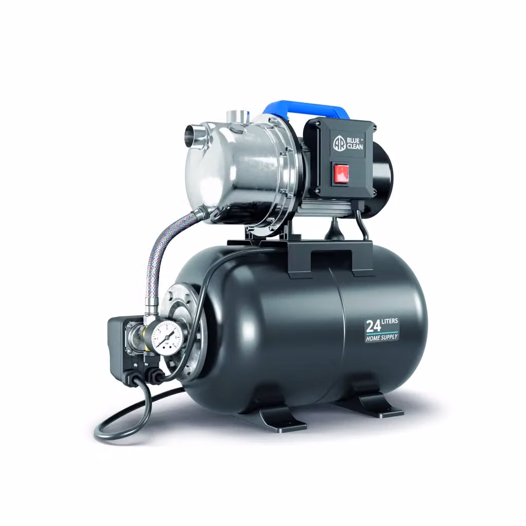 Pompa Autoadescante AR Blue Clean ARGP 1100XB con Serbatoio per Acque Chiare, Potenza 1.100 W, Portata max. 4.600 l/h, Prevalenza max. 45 m, Colore Argento – 2