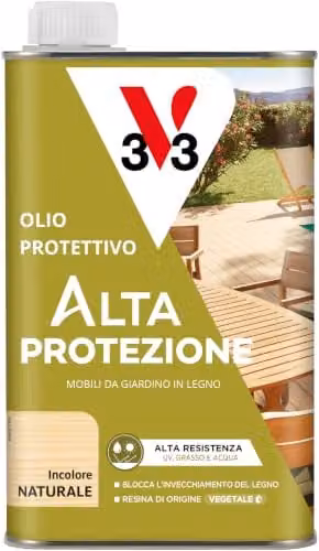 V33 Olio Protettivo Alta Protezione Incolore 0,5L