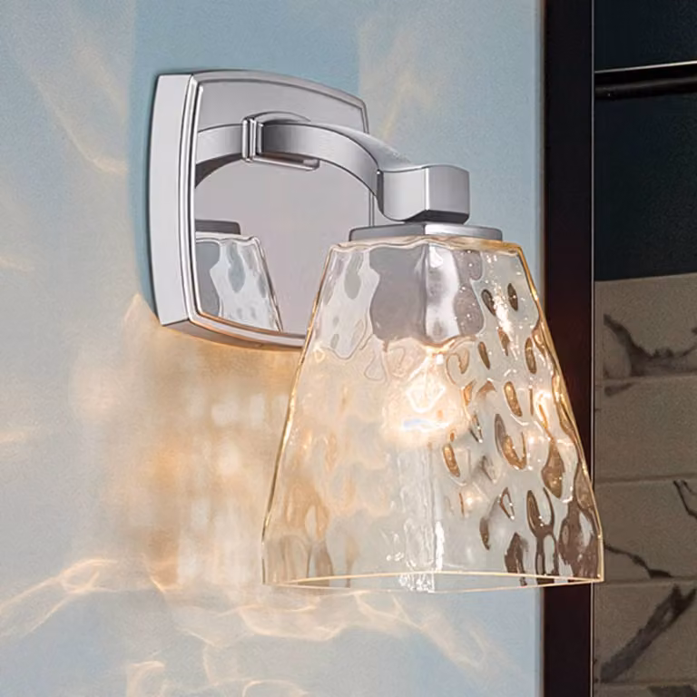 KICHLER Applique da parete Marant, Cromo / Argento, Bagno, Metallo, Moderno, Applique