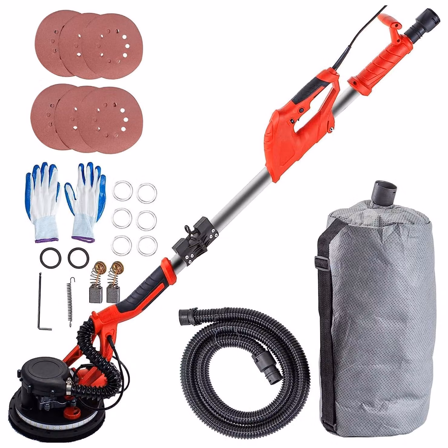 VEVOR, smerigliatrice a muro rotante da 225 mm, utensile per la levigatura da 850W, macchina per la levigatura