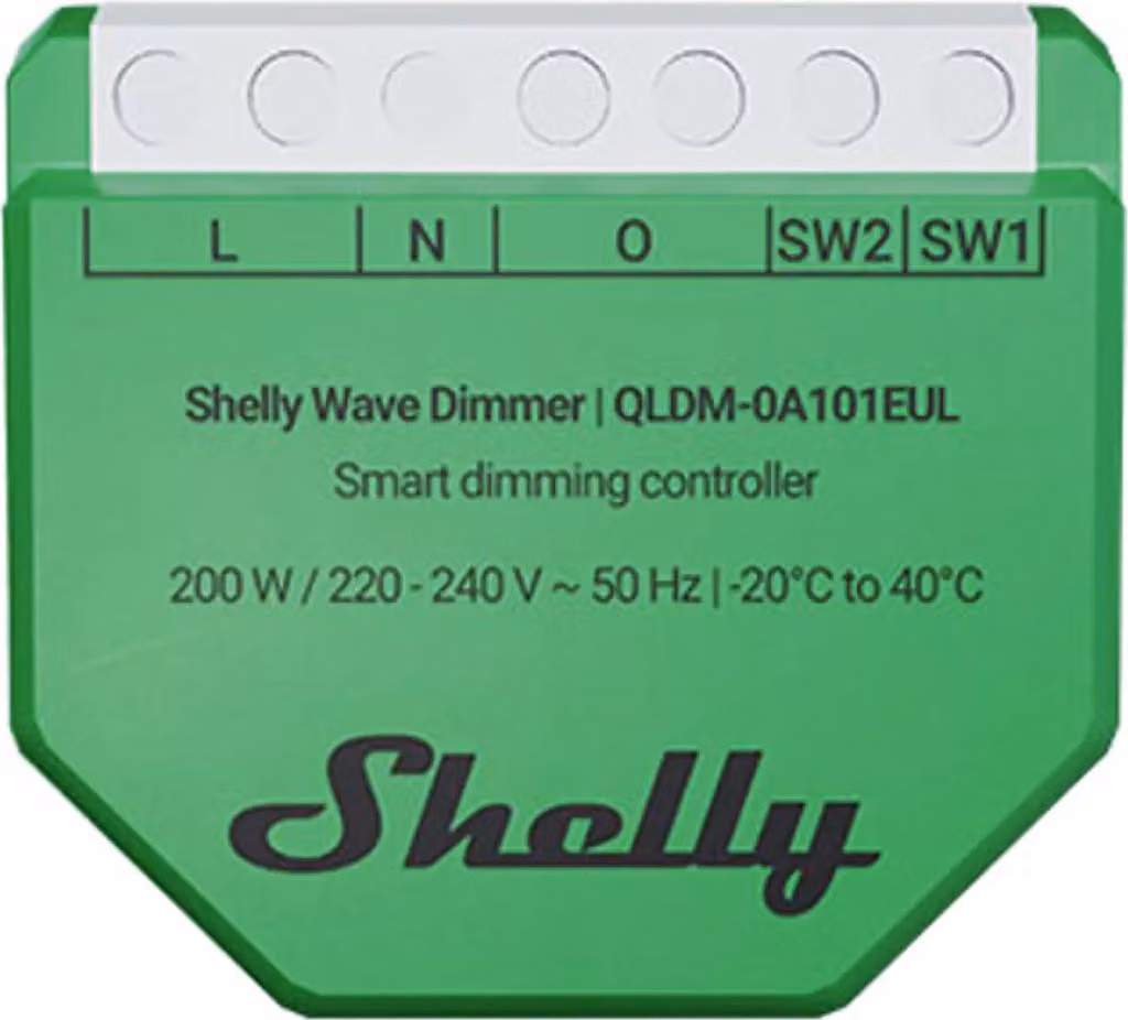 Shelly Wave Dimmer EU LR Inteligentny kontroler ściemniania