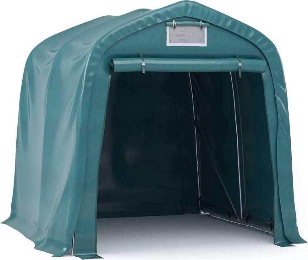 Tenda Garage in PVC 1,6x2,4 m Verde