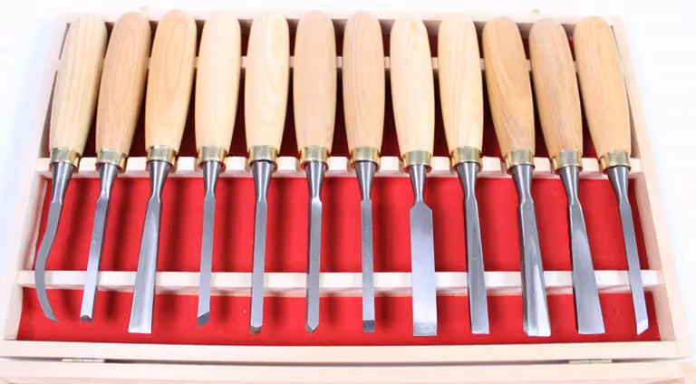 Utensile per intaglio Set di 12 pezzi per intaglio..
