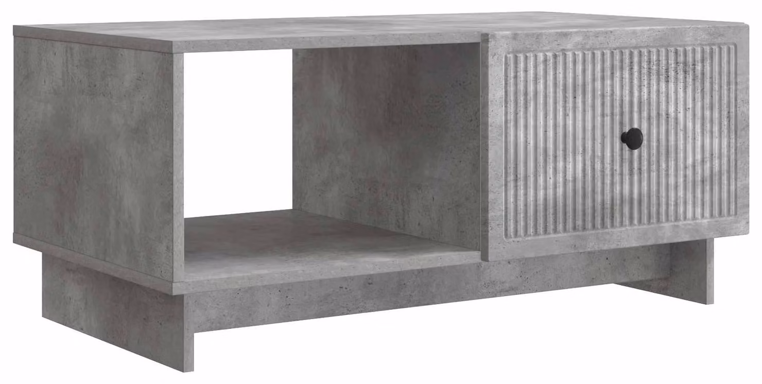 Tavolino da salotto Grigio Cemento 90 x 50 x 40 cm
