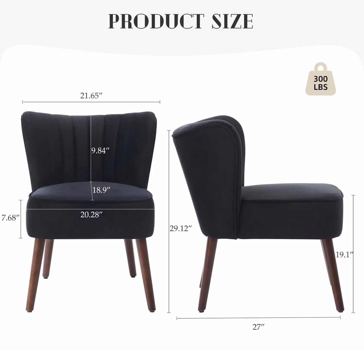 Sedia a dondolo Samt - Poltrona imbottita senza braccioli - Imbottita, gambe in legno massello, capacità di carico di 136 kg, dimensioni 51,5x48x74 cm, ideale per il soggiorno - Beige