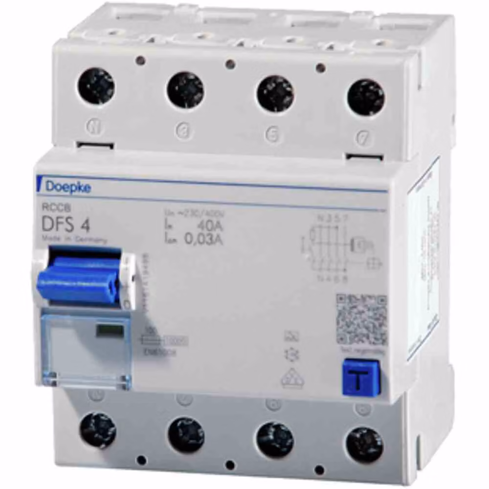 DOEPKE FI-Schutzsch.63A DFS4A063-4/0,03-A Typ A 4-polig 30mA 230/400V DFS4-063-4/0,03-A (09144901)