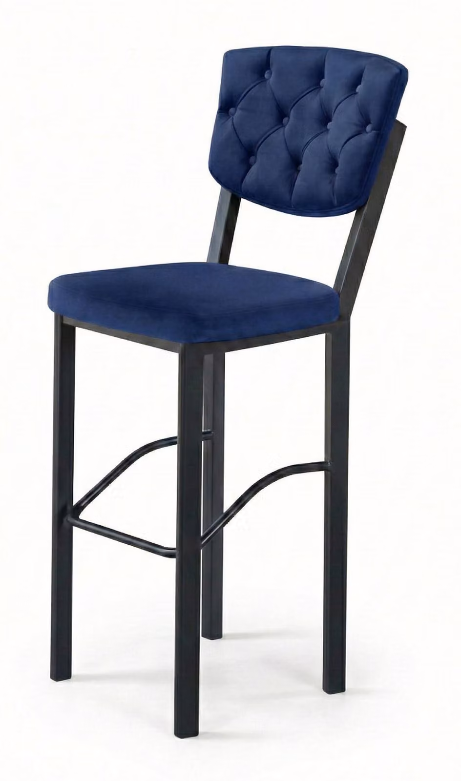 Sedia, stile moderno, colore arancione e blu, nuova, versatile, imbottita, comoda, in metallo