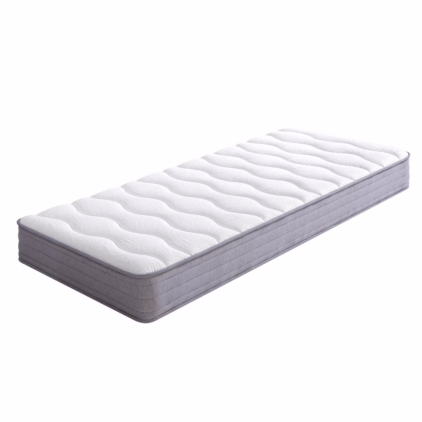 Materasso a molle insacchettate Merax, 90x200 cm, rigidità H3, altezza 20 cm, materasso ergonomico con supporto per la schiena e riduzione della pressione, fornito arrotolato