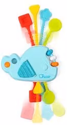 Giocattolo Pull Along Chicco con Animali Multicolore e Blu