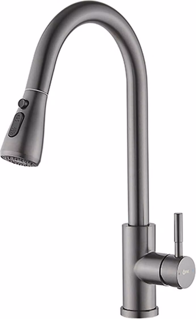 Miscelatore Fontastock grigio in acciaio inox in Vetroceramica a C