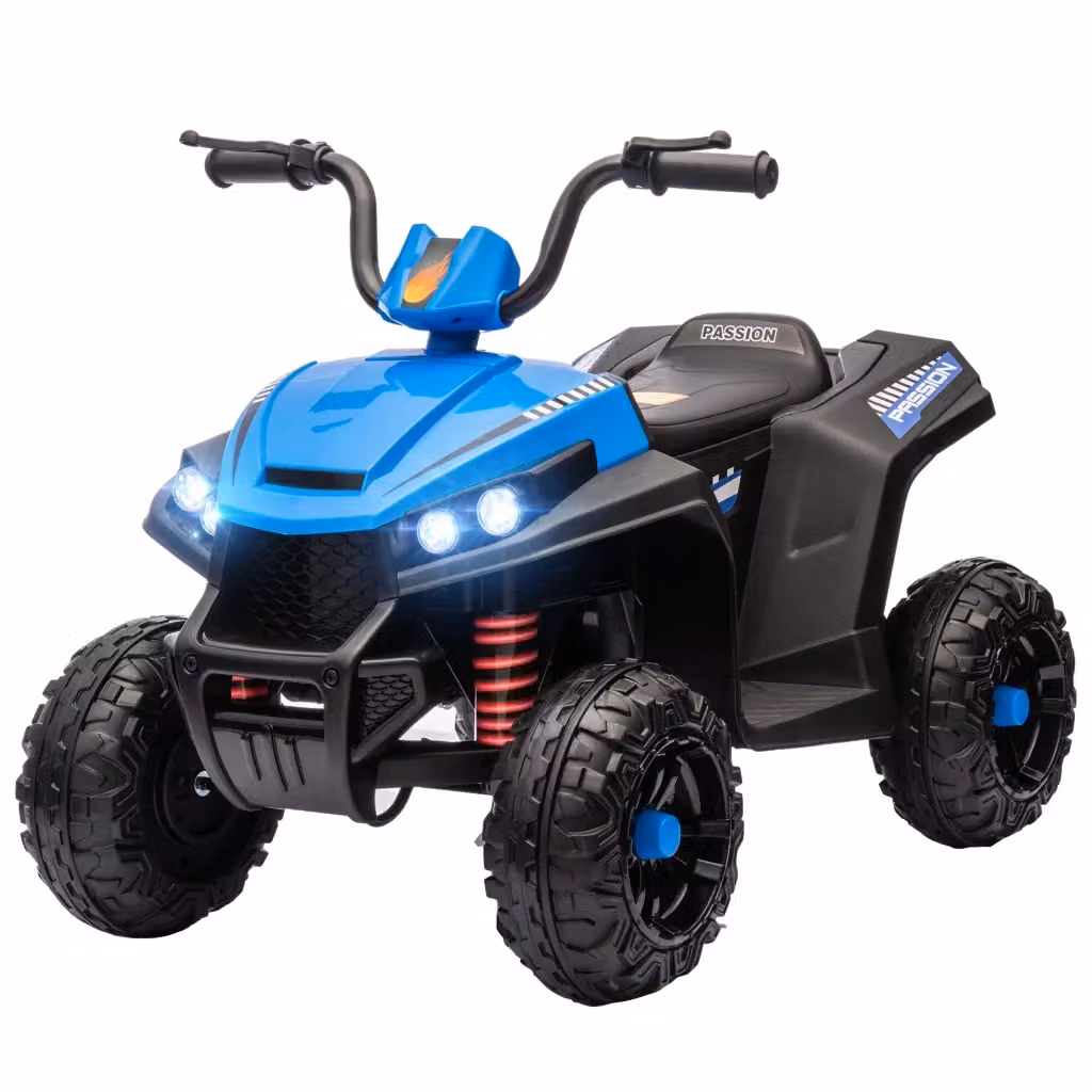 Macchinina Elettrica da Corsa per Bambini Minimal Blu con Luci e Musica – 2