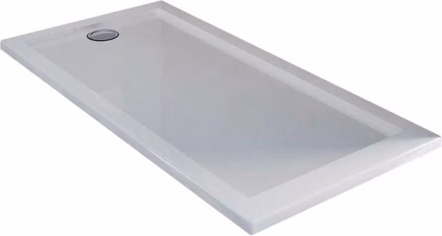 Piatto doccia rettangolare Fosterberg Floret in acrilico bianco lucido L: 170 cm, P: 70 cm