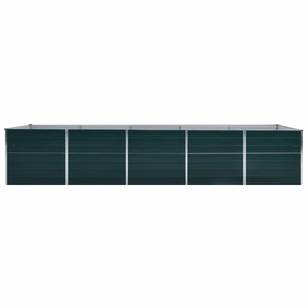 Letto rialzato da giardino in acciaio zincato Videx colore verde L: 400 cm, P: 80 cm, H: 77 cm – 2