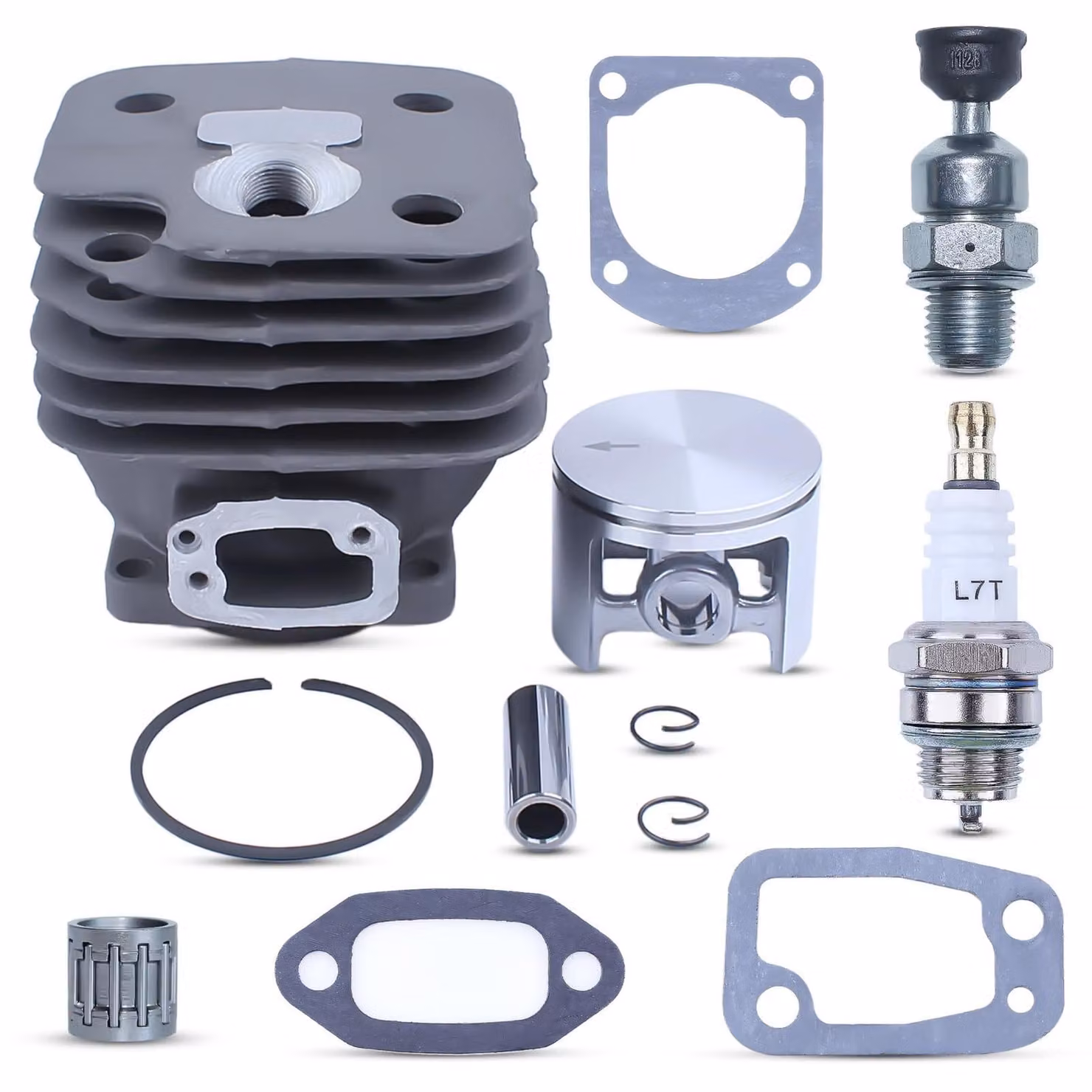 Set di pistone e cuscinetti a rulli per motoseghe Husqvarna 268, 272, 272XP, 268XP e 61