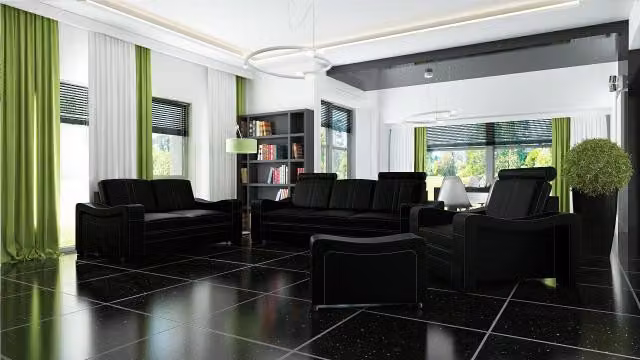 Ledersofa Design Sofa Sofagarnitur 3+2+1 Sofa Couch Garnitur Polstergarnitur