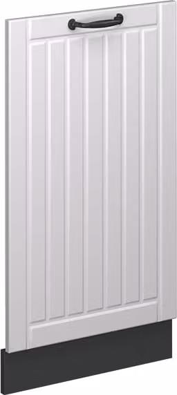 Pannello frontale della lavastoviglie Vicco Fame-Line Bianco rustico 45 cm senza piano di lavoro, Model 54505