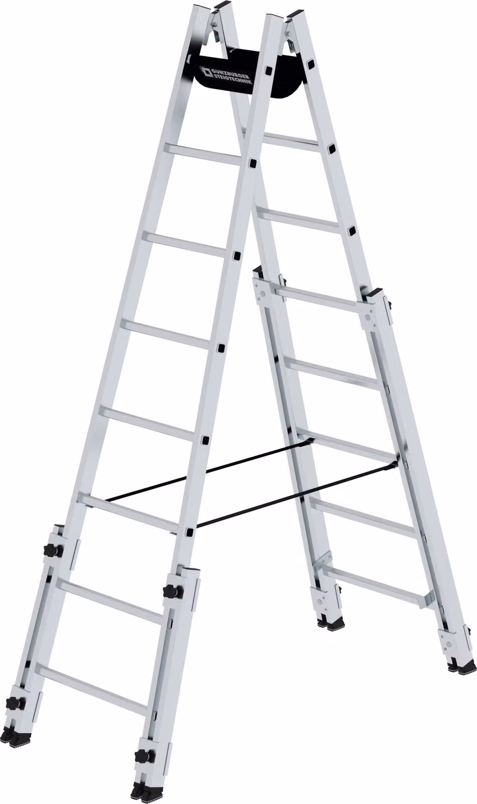 Scaletta con pioli per scale 2x8 pioli